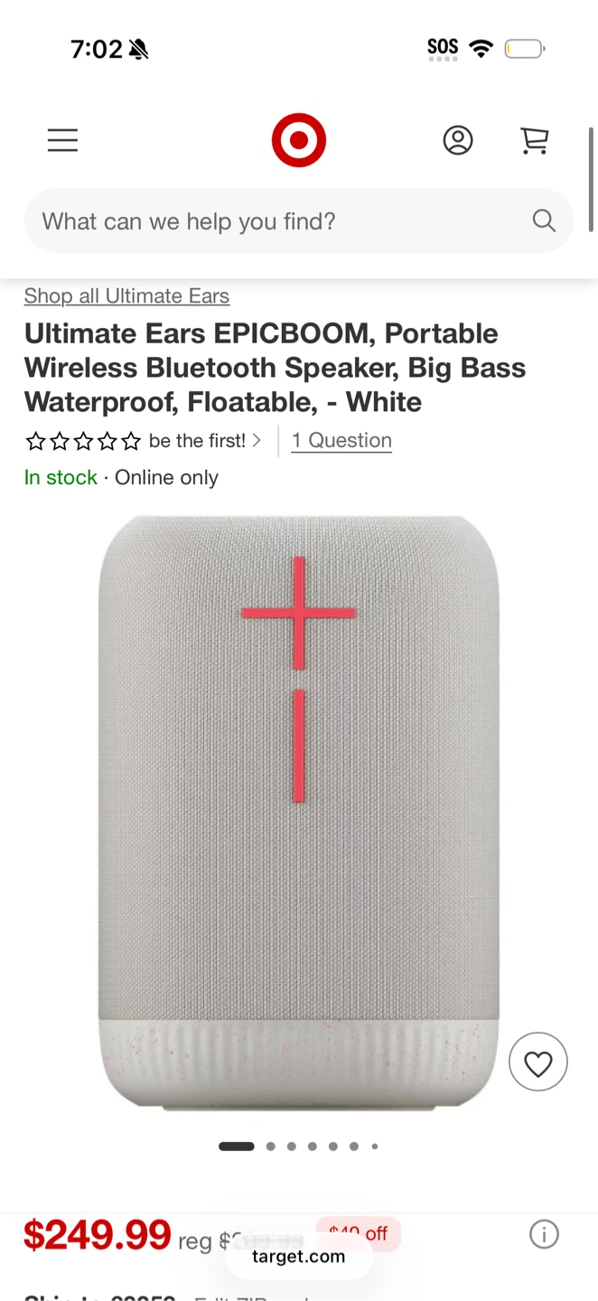 Ultimate Ears EPICBOOM Portable Bluetooth Speaker - photo 3