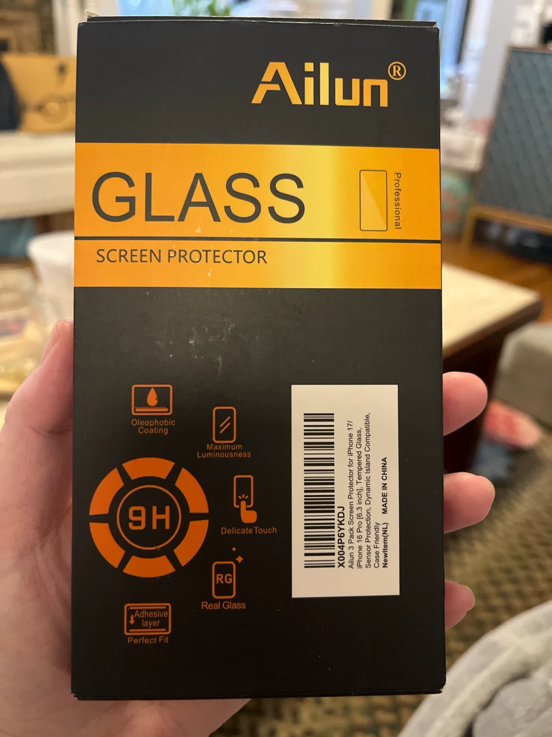 Tempered Glass Screen Protector for iPhone 11/12 Pro (6.1 inch)