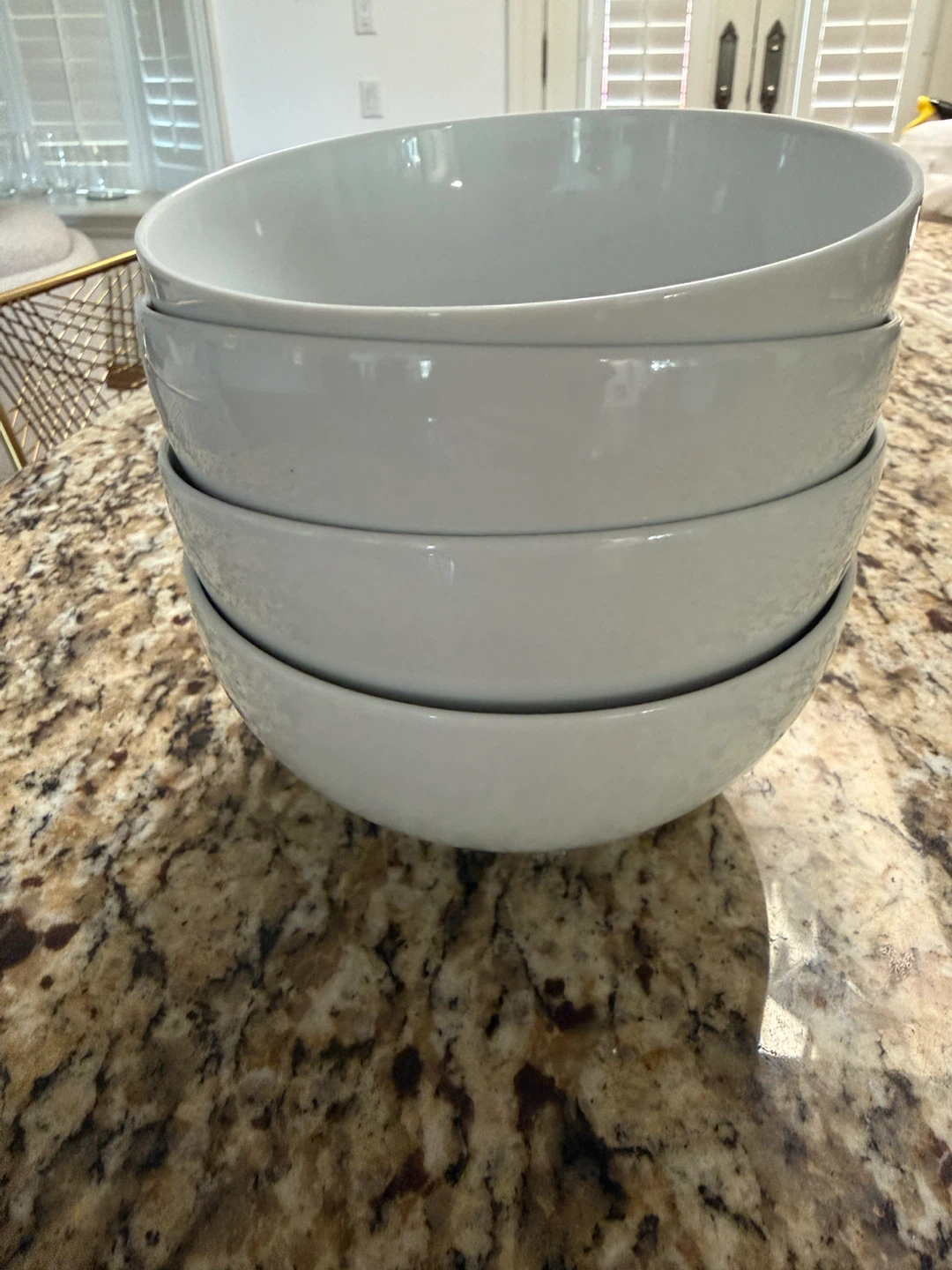 Set of 4 IKEA White Porcelain Bowls