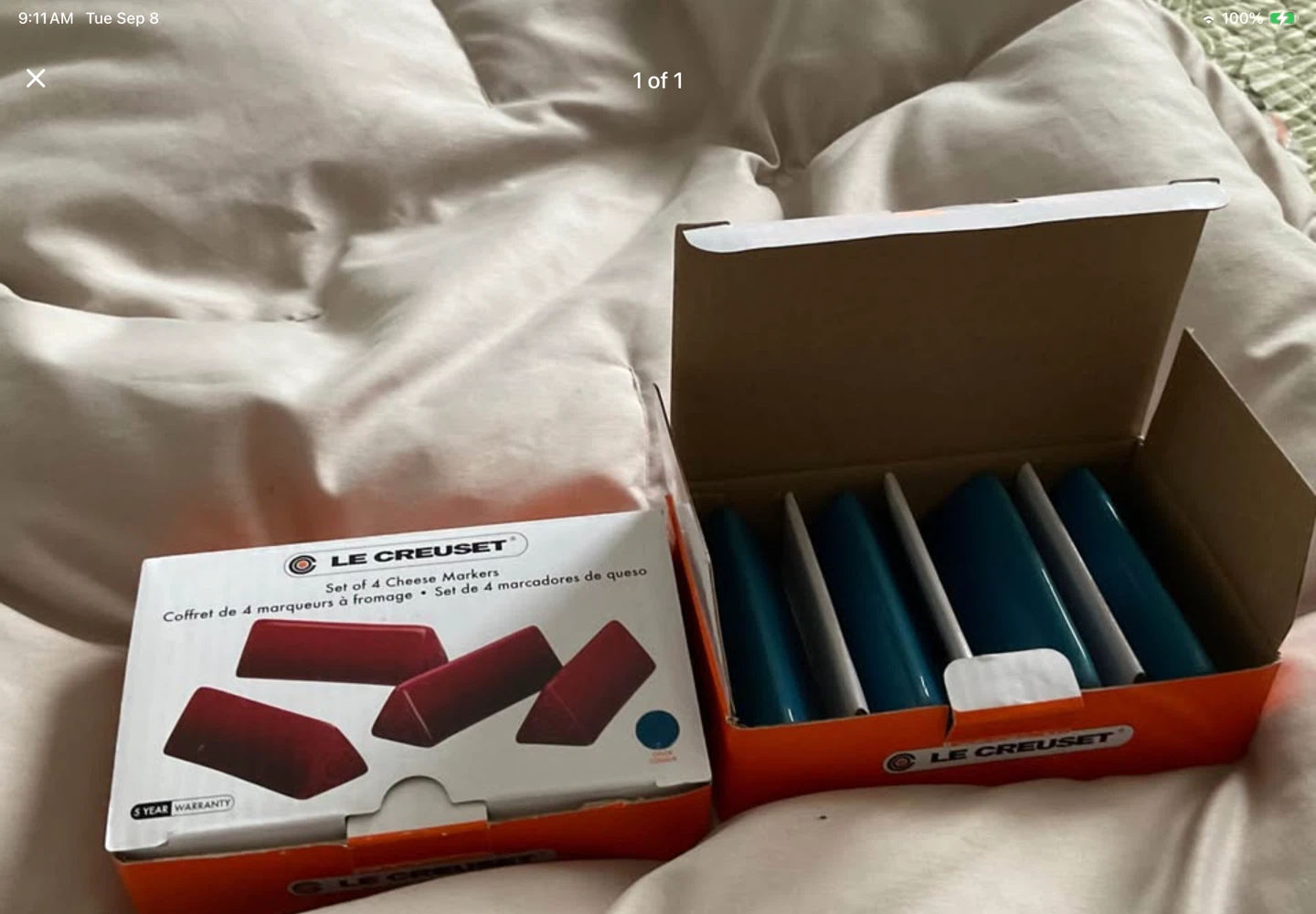 Le Creuset Set of 4 Cheese Markers