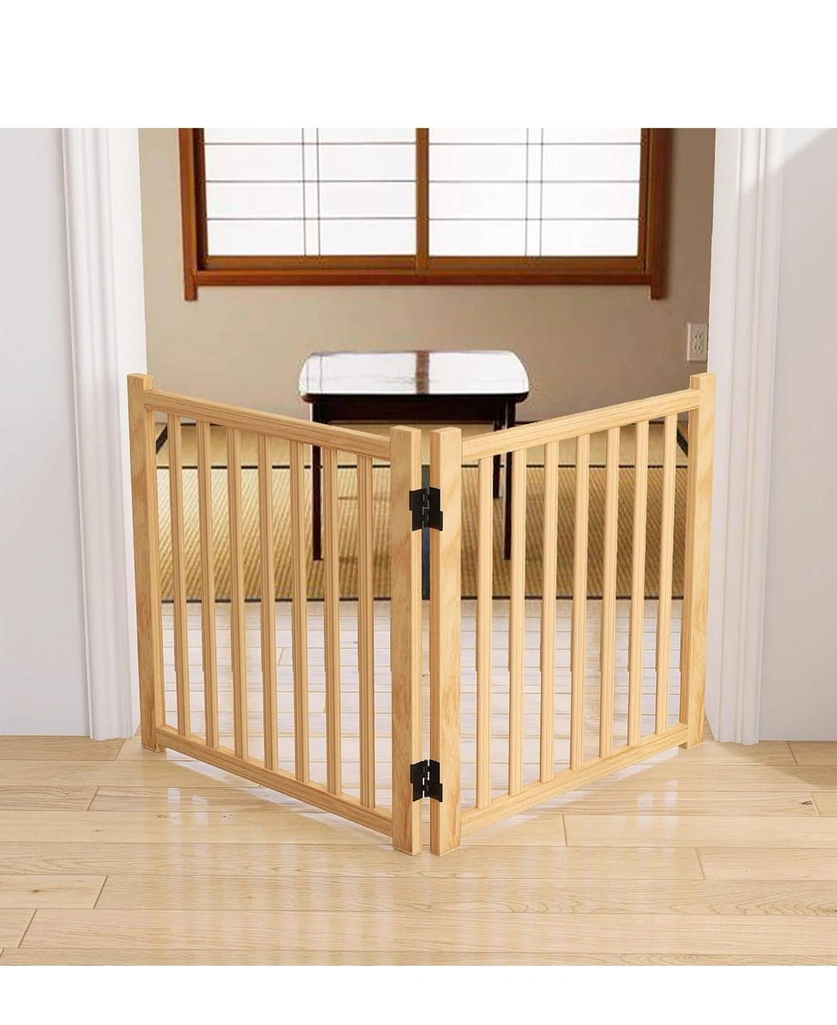 Solid Wood Freestanding Pet Gate SFP - photo 2