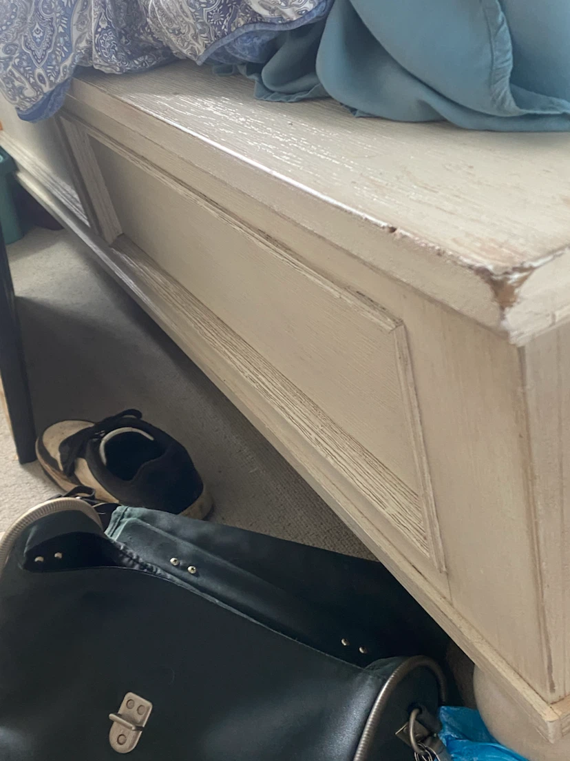Cream Dresser/bed/aide table paid $4000 selling for $550 - photo 5