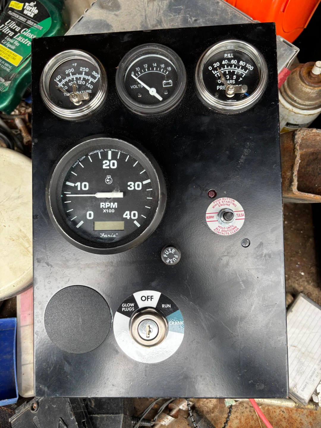 Engine Gauge Control Panel