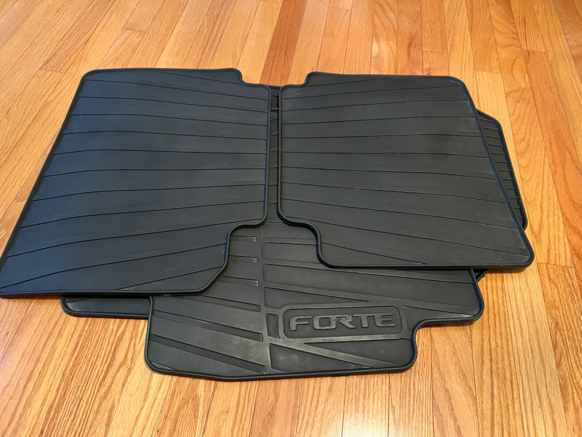 OEM Kia Forte All-Weather Floor Mats + trunk mats if needed