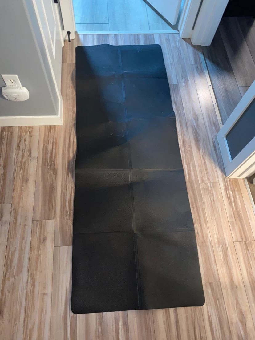 Thin Black Exercise/Yoga Mat