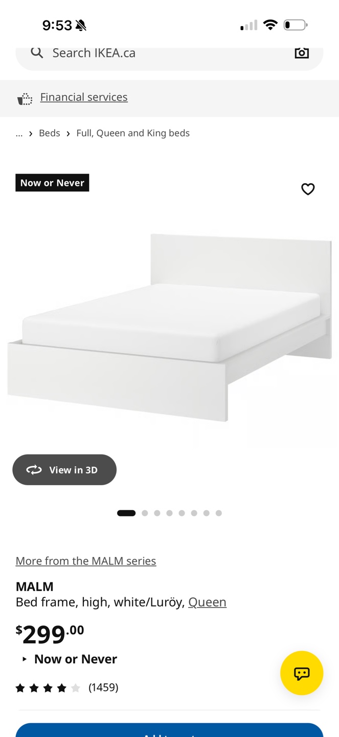 IKEA MALM Queen Bed Frame White - photo 5
