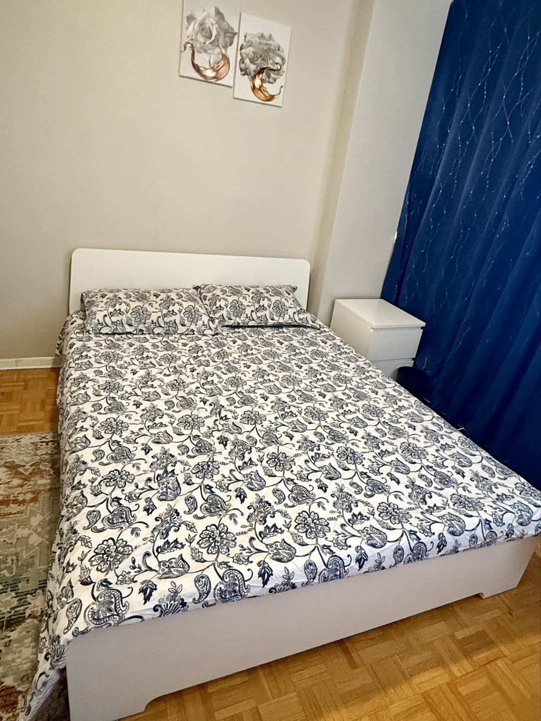 IKEA MALM Queen Bed Frame White