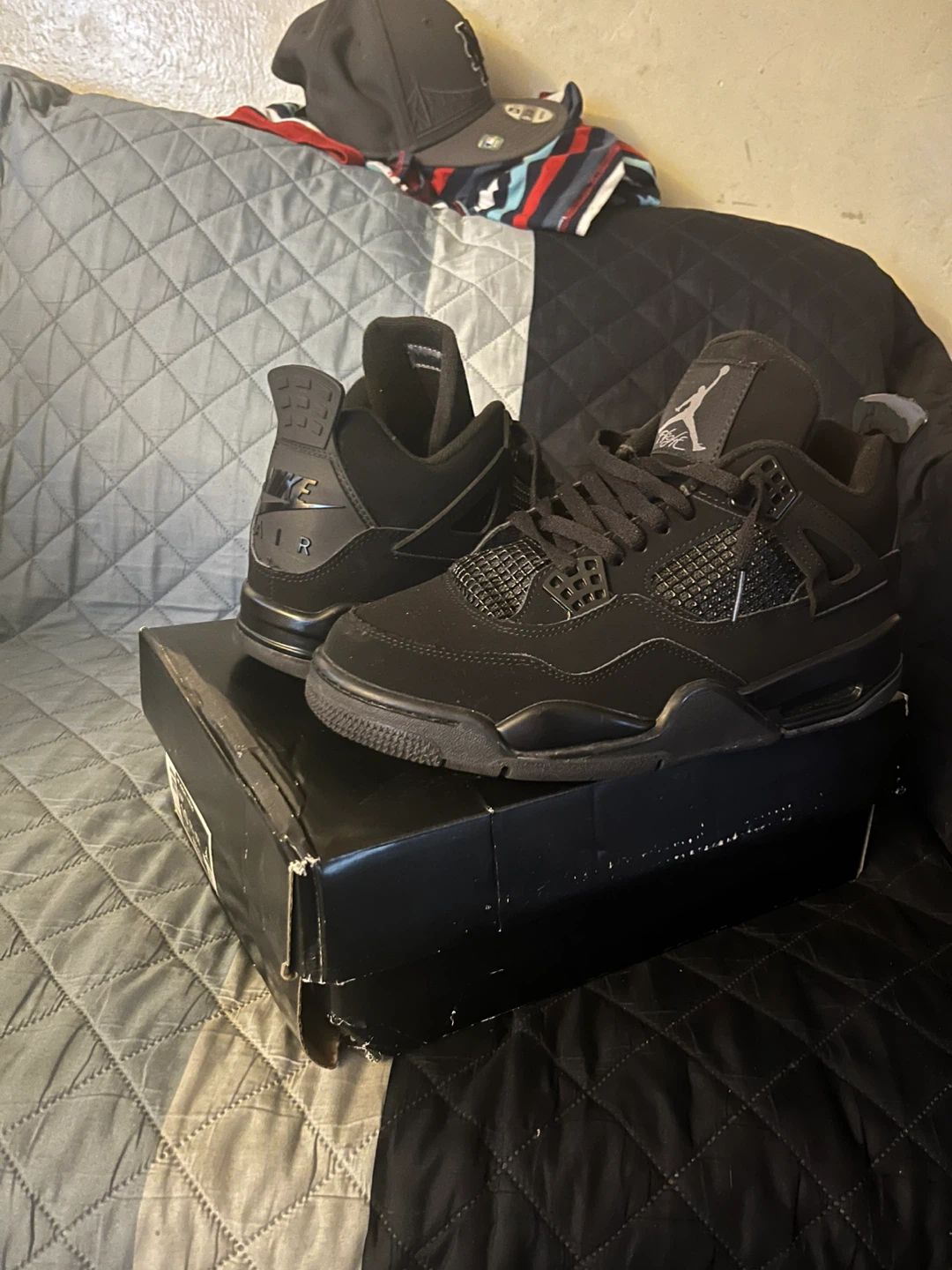 Air Jordan 4 Retro Black Cat Size 10 - photo 2