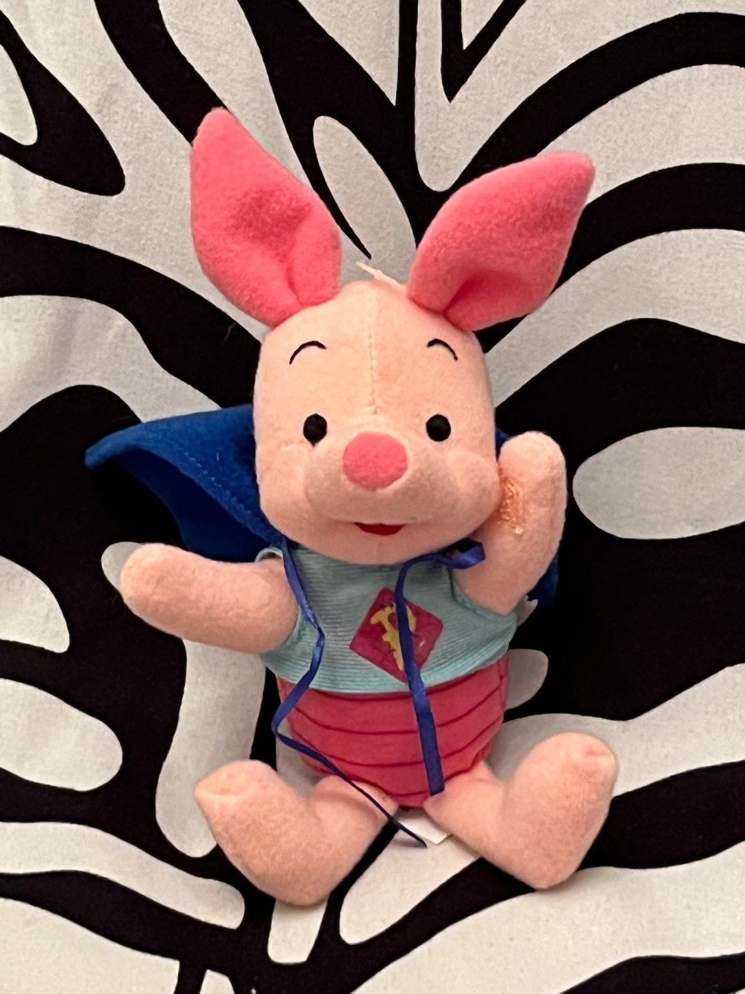 💙 Vintage Disney superhero Piglet plush toy 💙 - photo 2