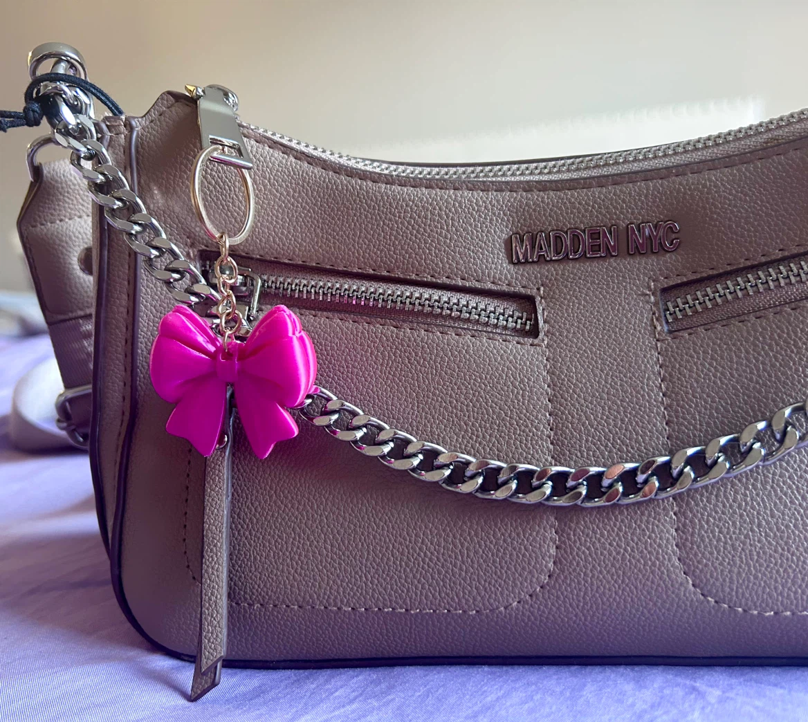 Pink Bow Keychain - photo 2