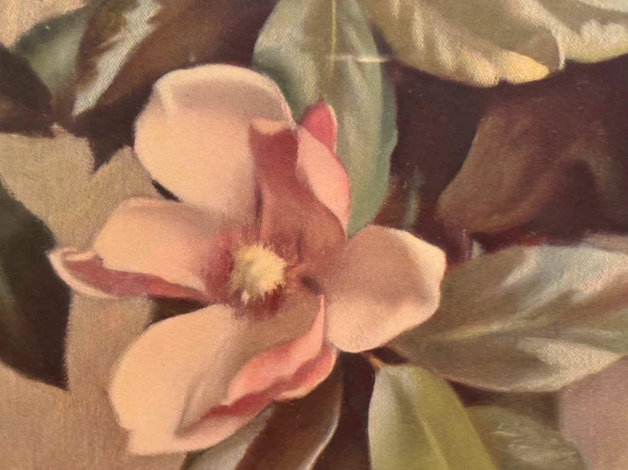 1960s E. Genn floral still life painting - photo 4