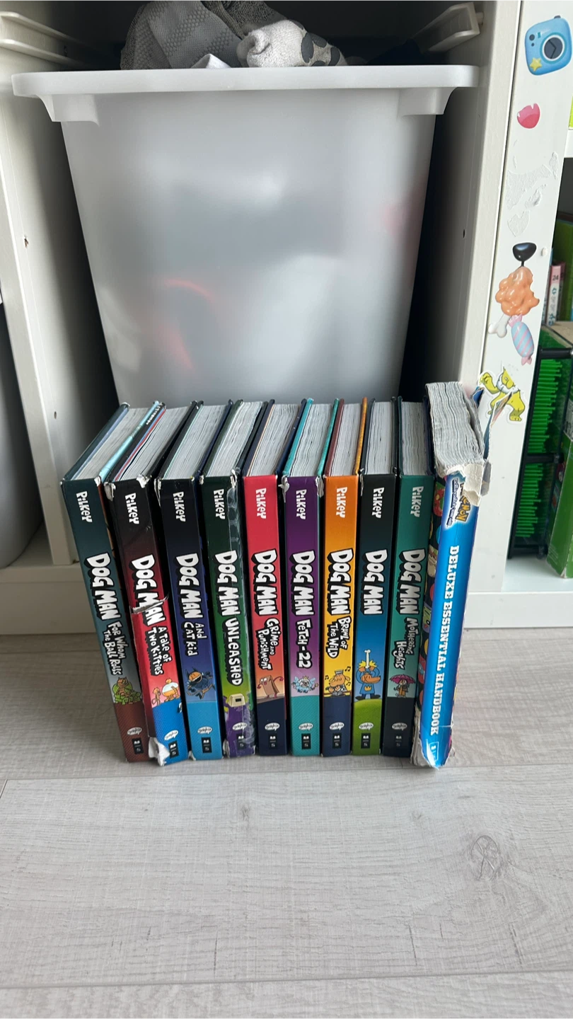 Dog man books 9 books + Pokemon book - photo 2