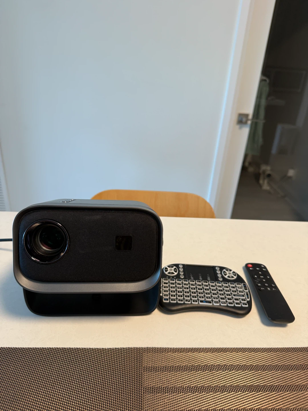 Portable Mini Projector with Remote and Keyboard