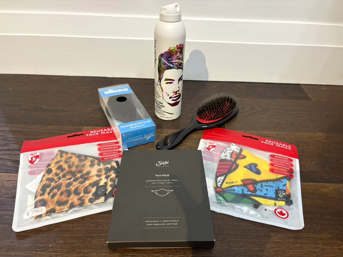 DEAL OF THE DAY! $95 VALUE for $20! Hair spray brushes masks