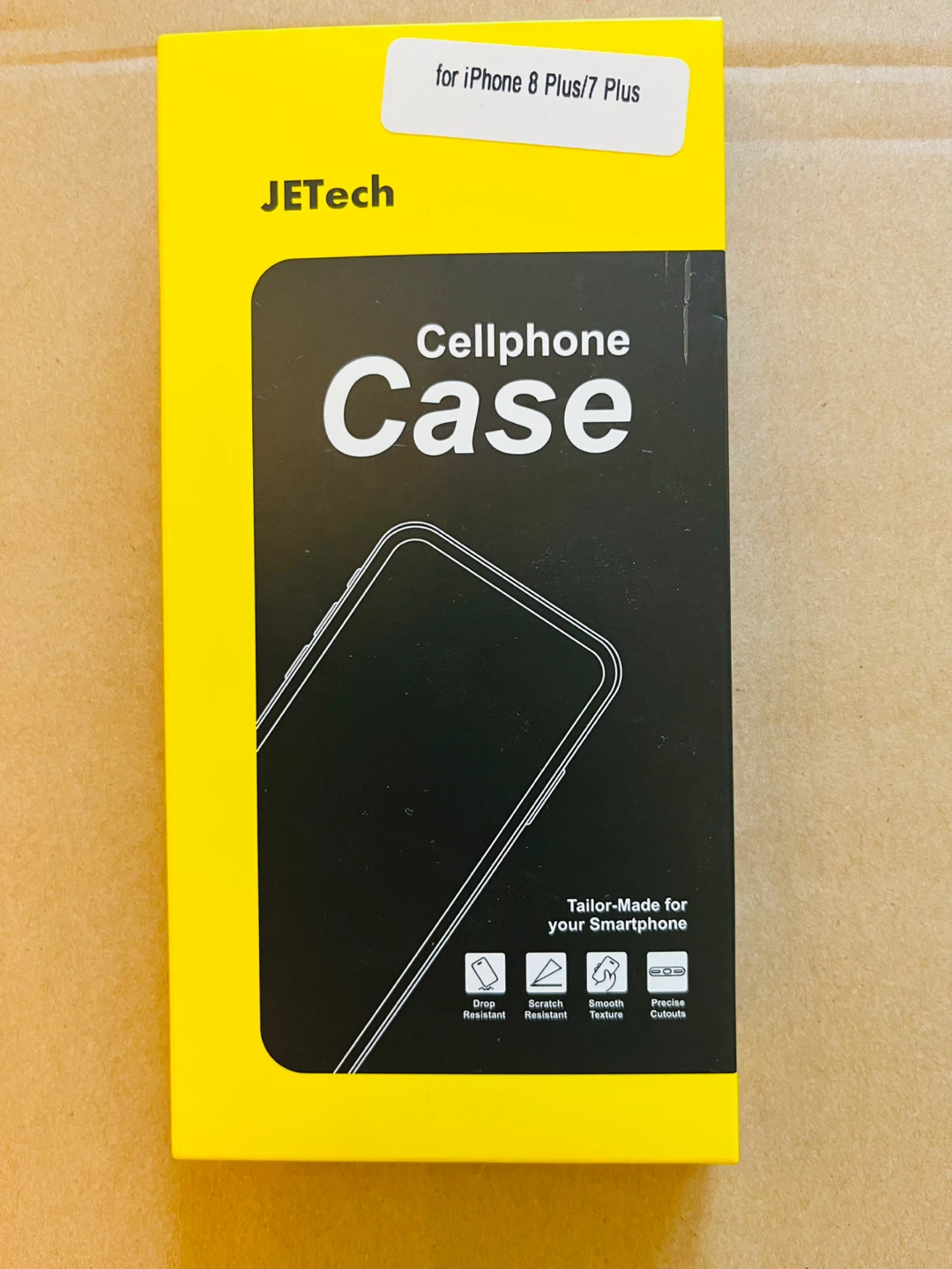 Cellphone NEW Silicone Case for iPhone 8 Plus/7 Plus Black