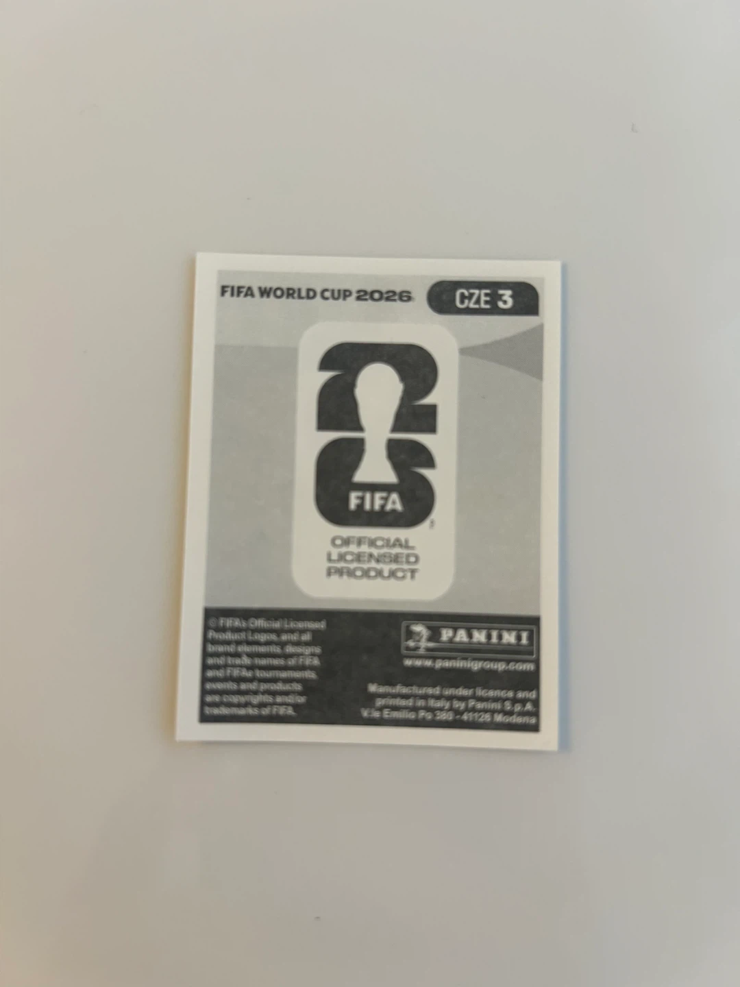 Panini FIFA World Cup 2026 Jindřich Staněk Trading Card - photo 2