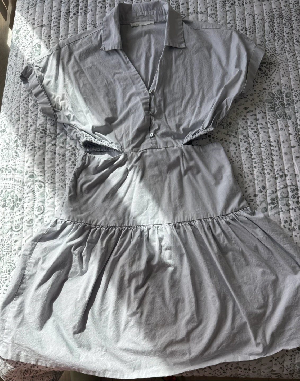 OAK + FORT Grey Cut-Out Dress Size S - photo 3