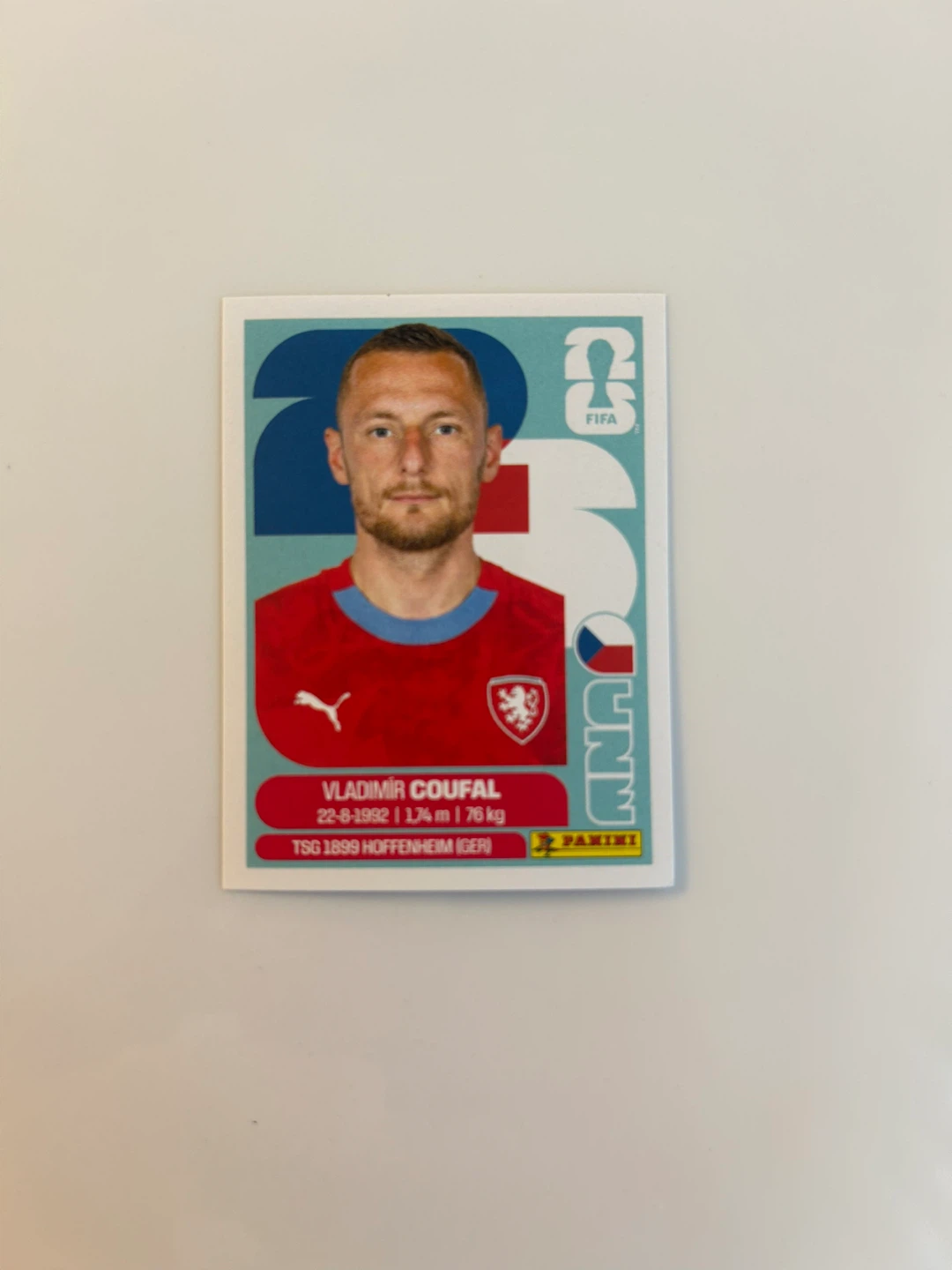 Vladimir Coufal Panini FIFA World Cup 2026 Sticker