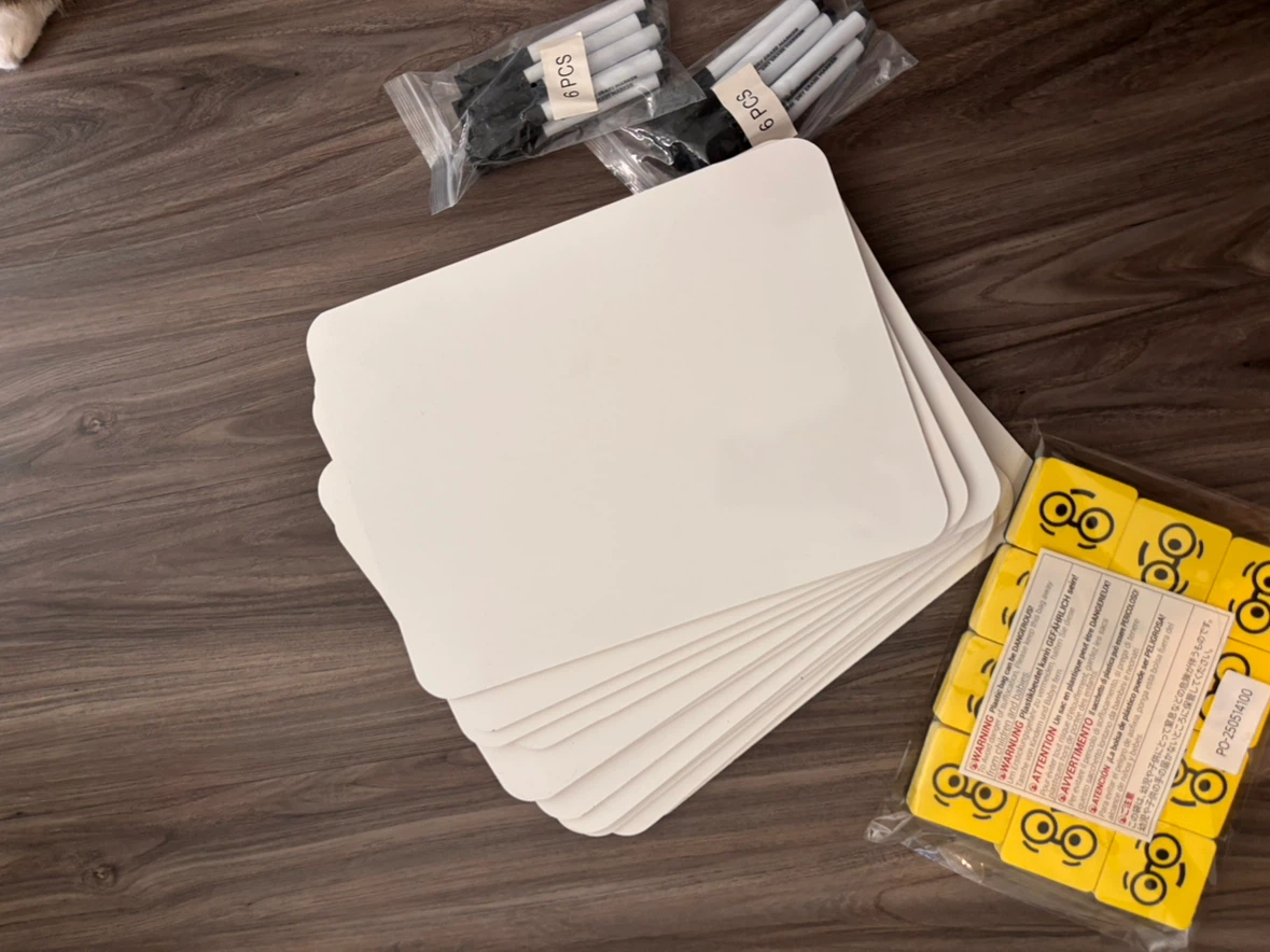 12 sets of Mini Whiteboards with Markers - photo 2