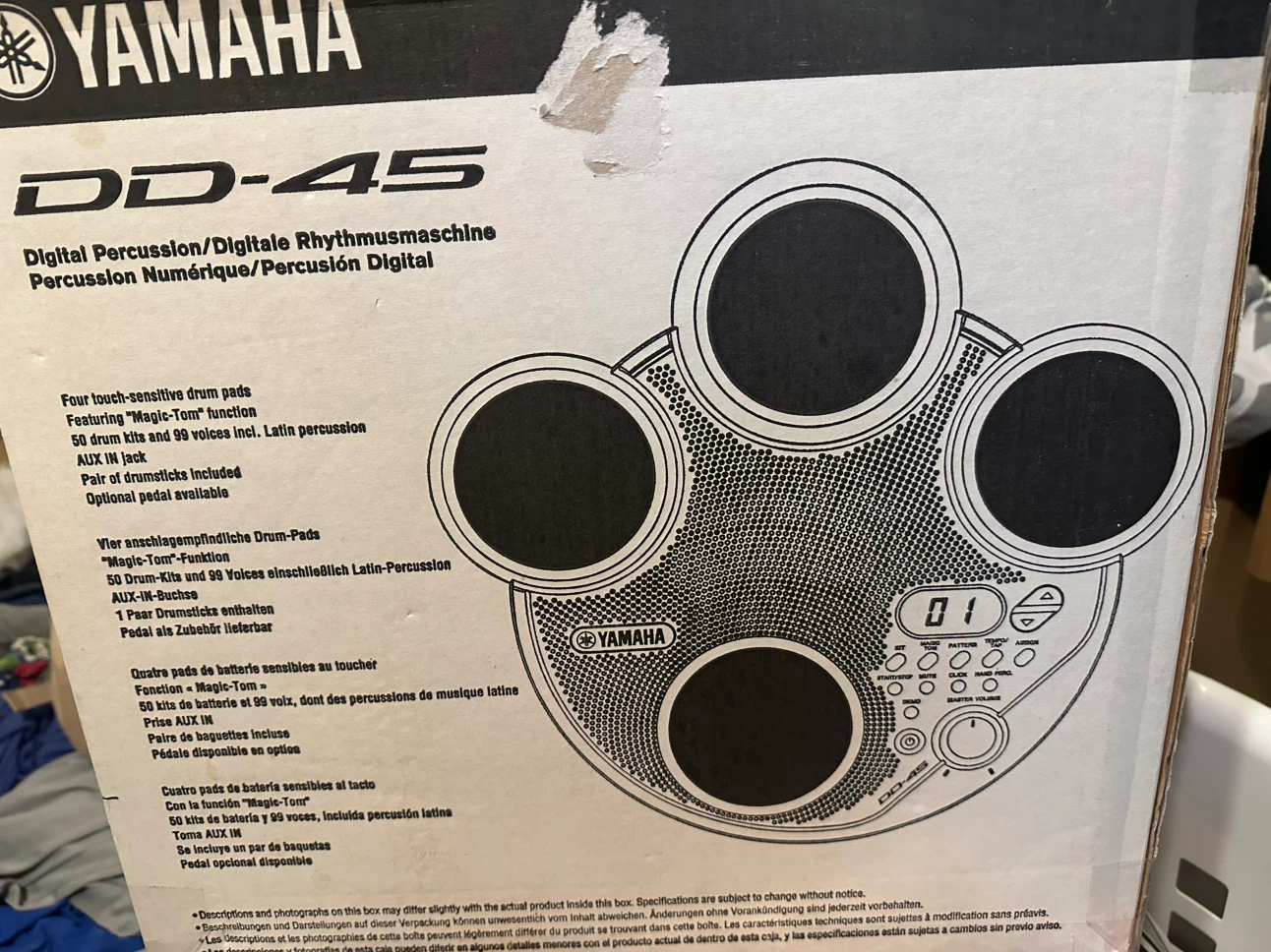 Yamaha DD-45 Digital Percussion Pad