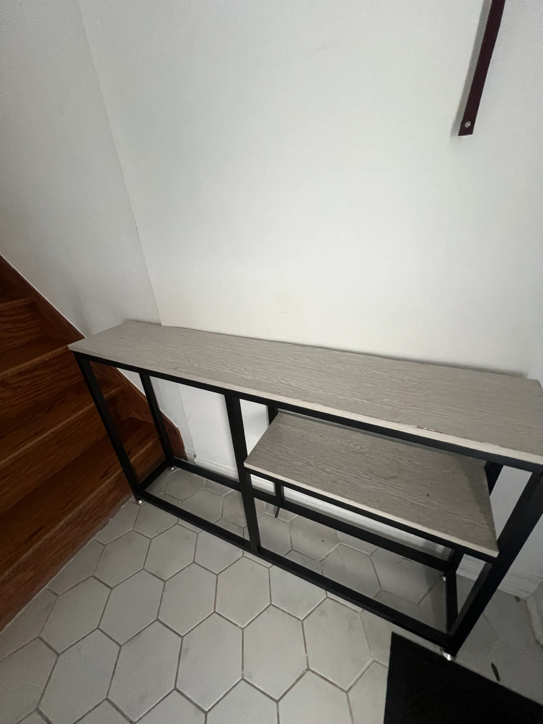 Console Table with Shelf