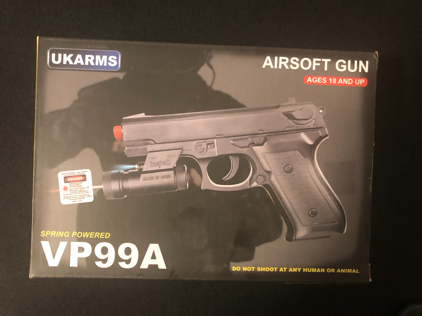 Spring Powered VP99A Airsoft Pistol - photo 2