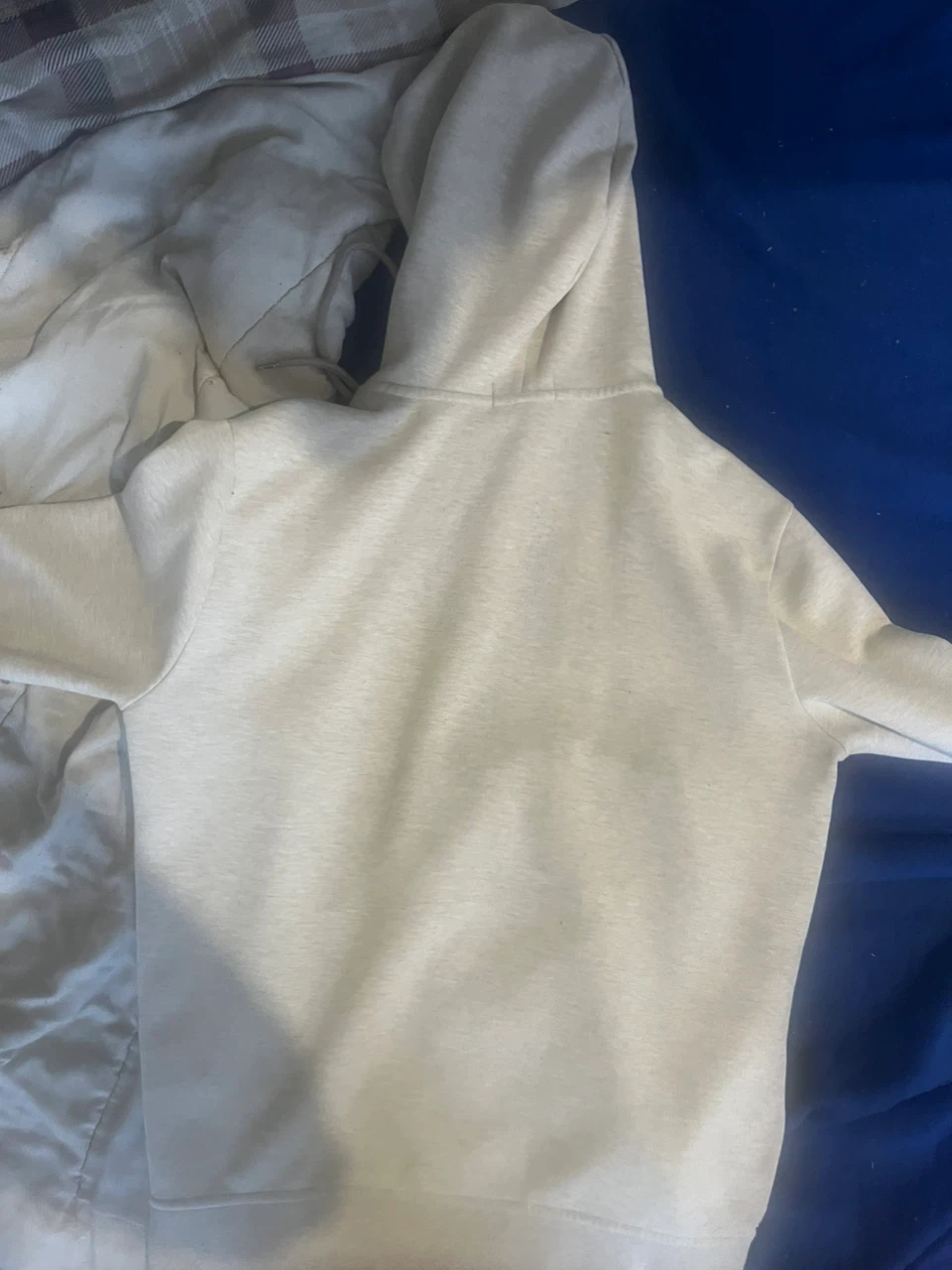 Used beige polo hoodie size M - photo 5
