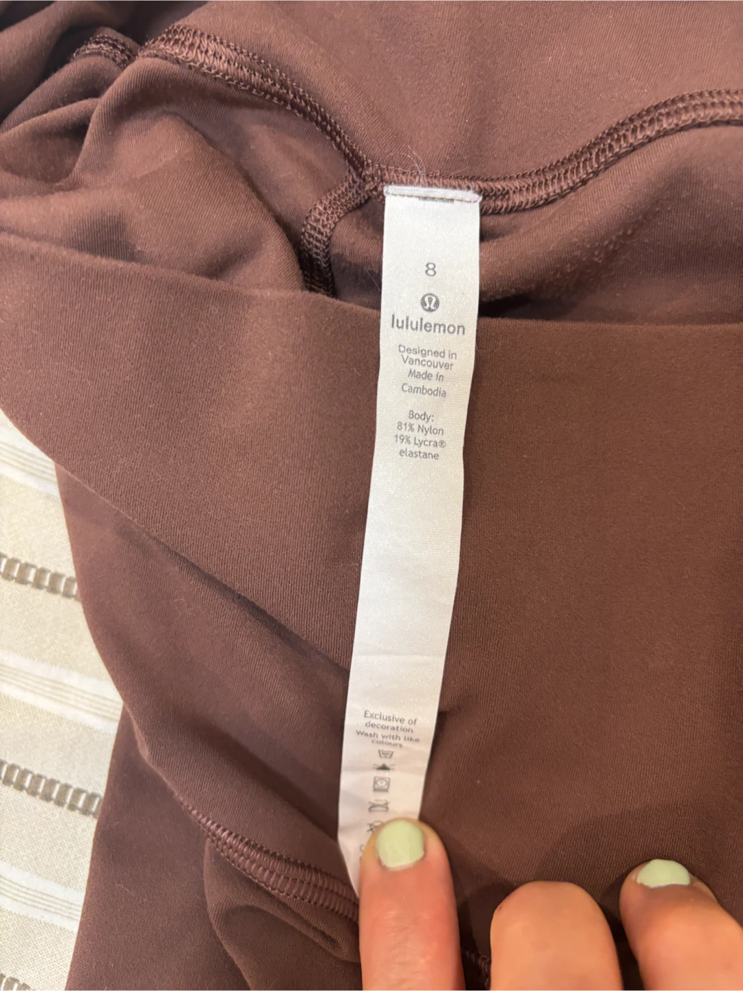 Lululemon Brown Leggings Size 8 - photo 2