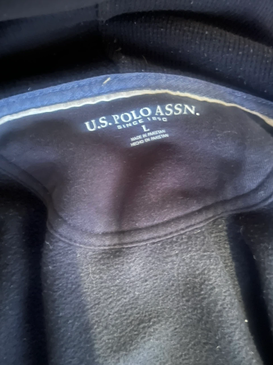 Used polo hoodie polo assn size L - photo 2