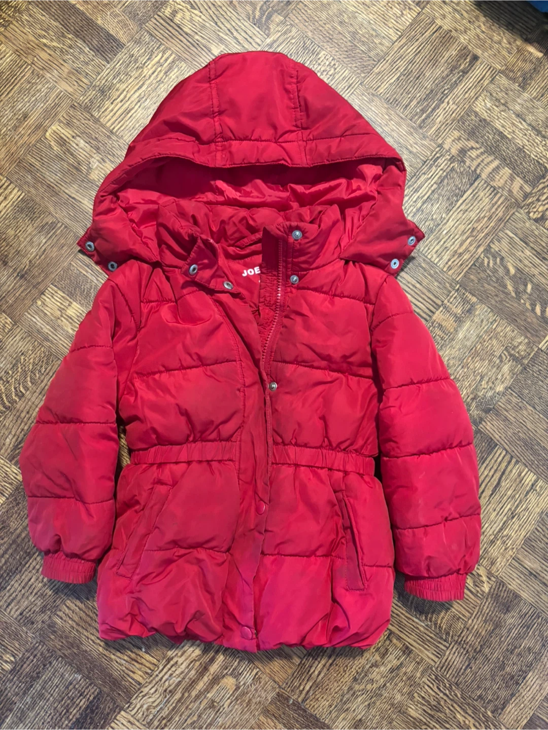 JOE FRESH Red Winter Jacket toddler size 3T
