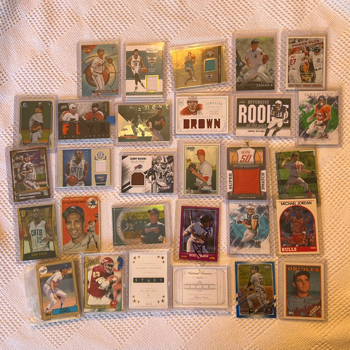 Professional Sports Cards (Jordan, Trout, Relics & More)