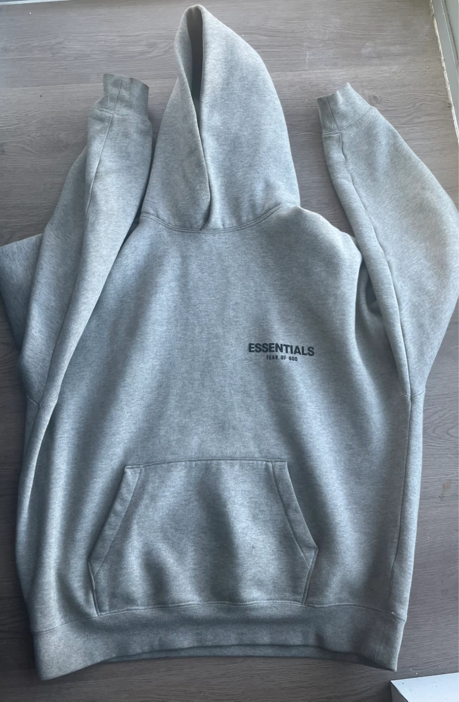 Fear of God Essentials Hoodie Heather Grey