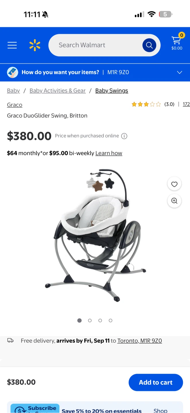 Graco DuoGlider Baby Swing - photo 4