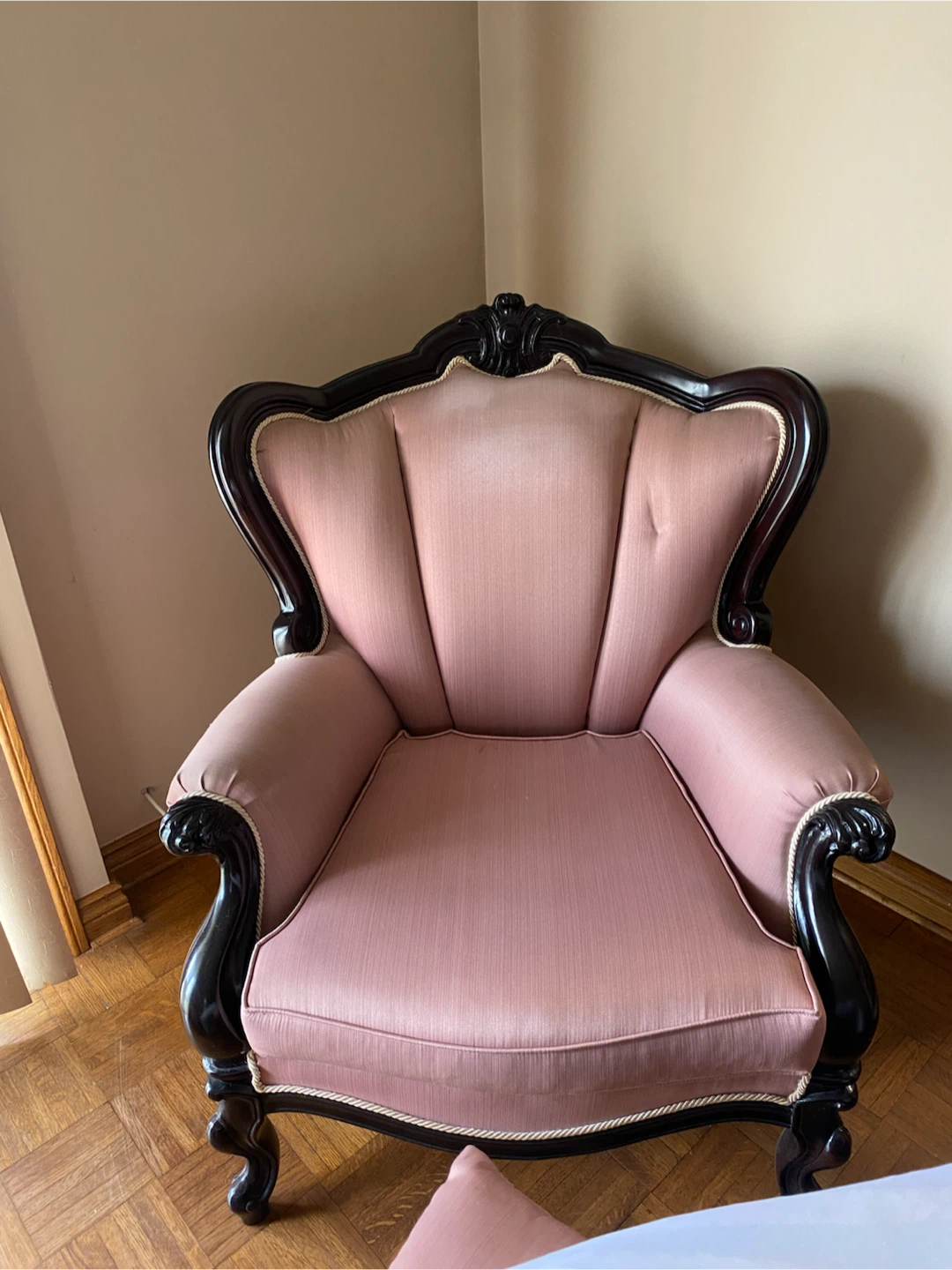 Vintage Pink Accent Chair