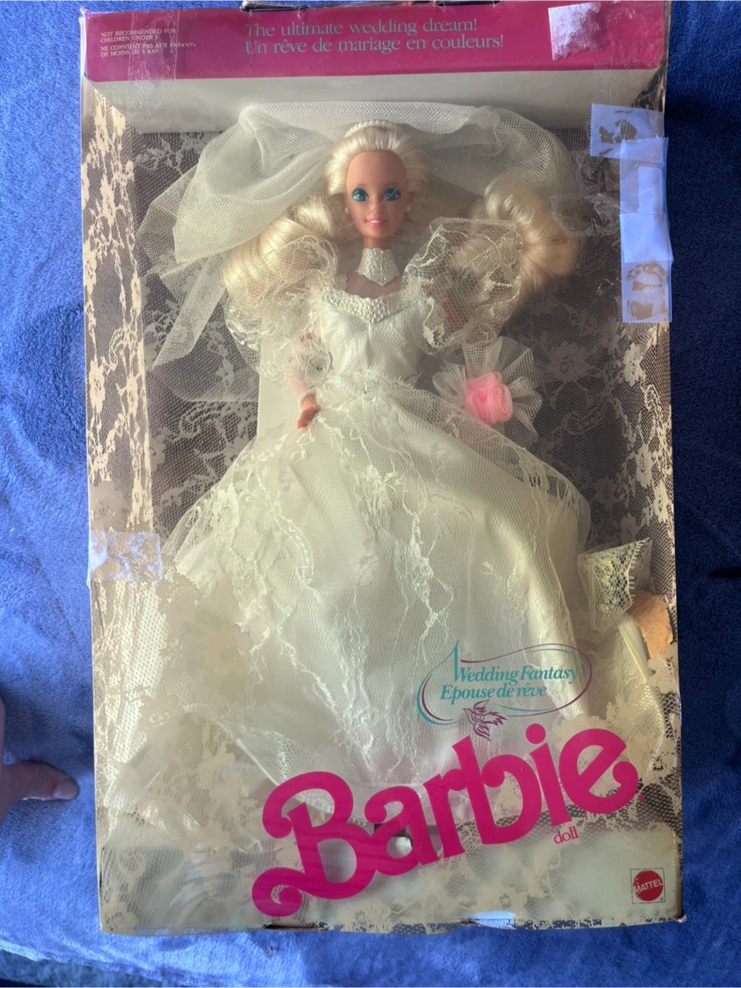 Vintage Mattel Wedding Fantasy Barbie Doll (1989)