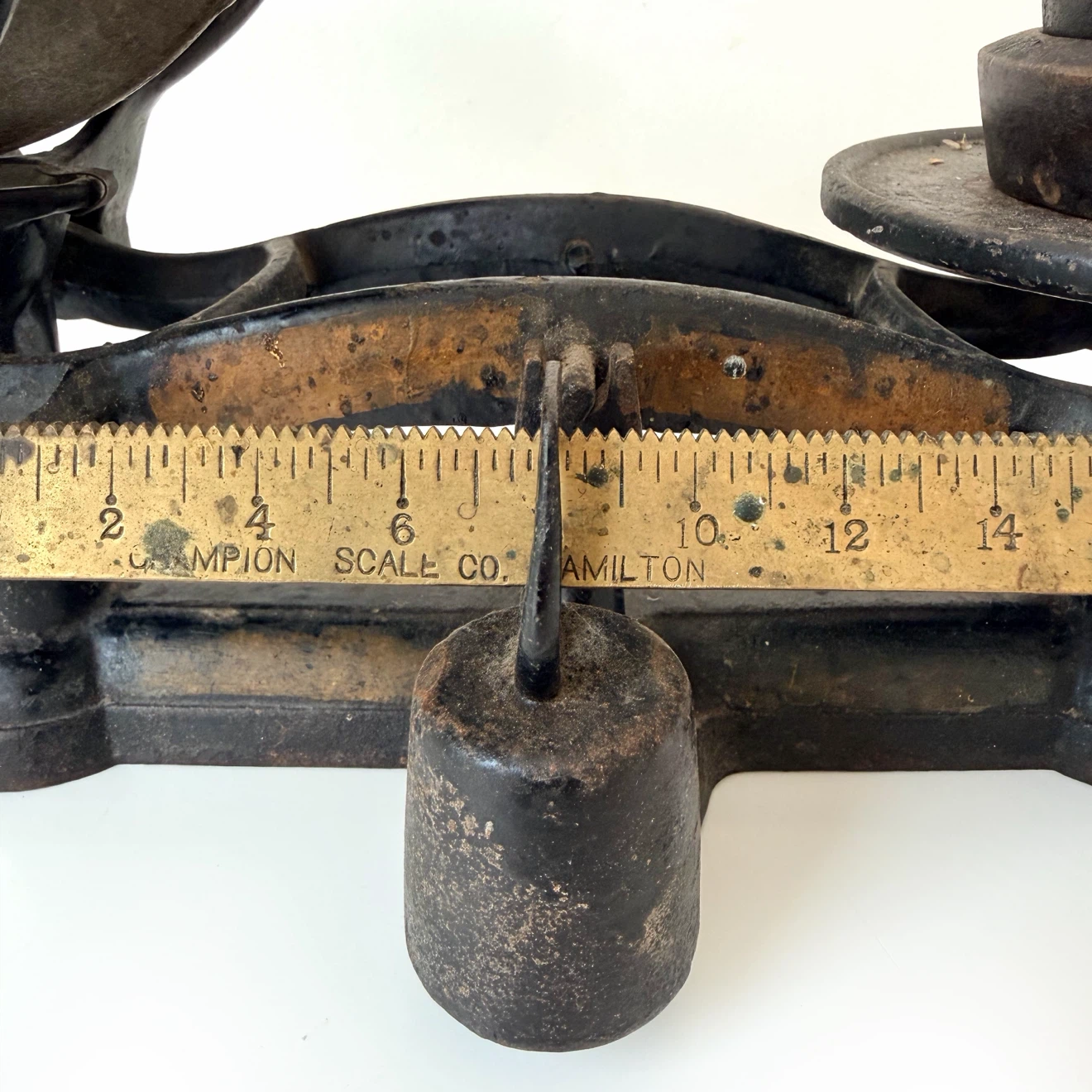 Antique Countertop Mercantile Balance Scale - photo 4
