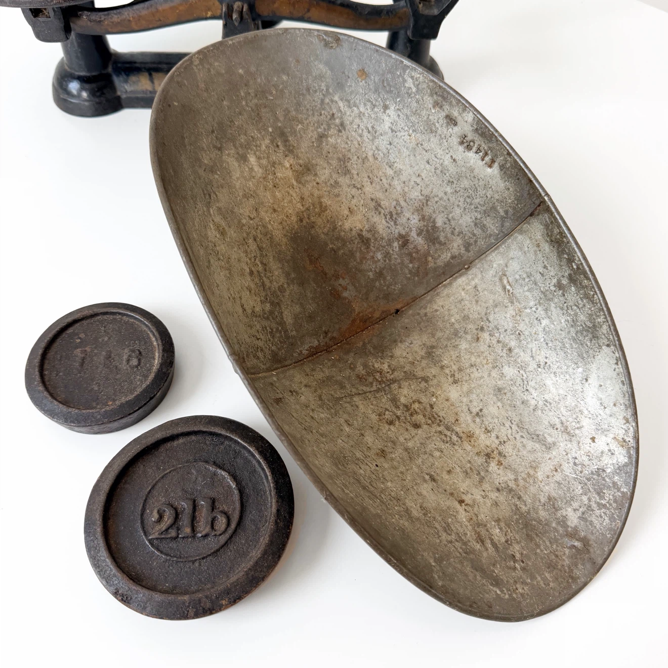 Antique Countertop Mercantile Balance Scale - photo 5