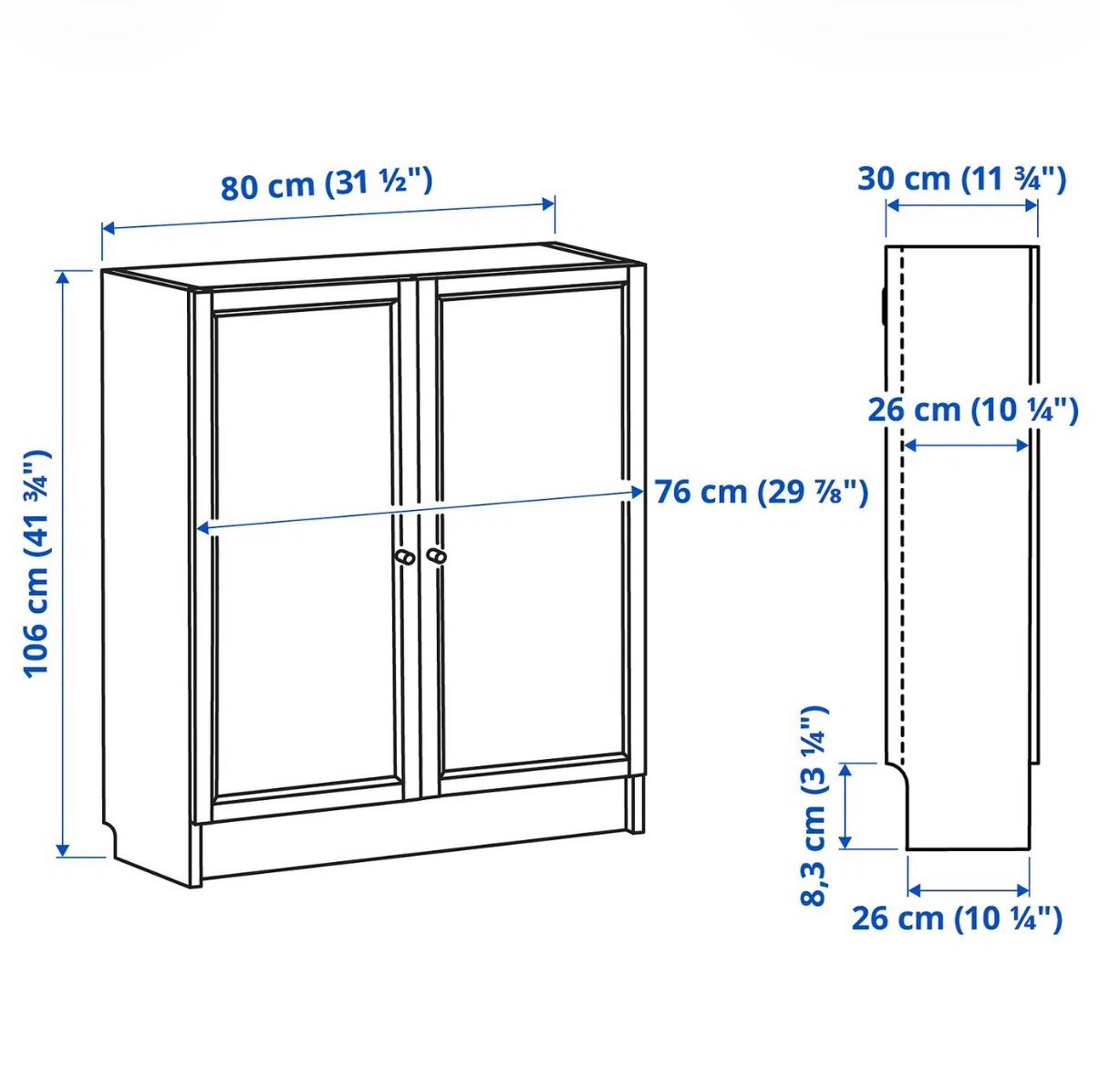 IKEA Billy / Oxberg Cabinet - photo 5
