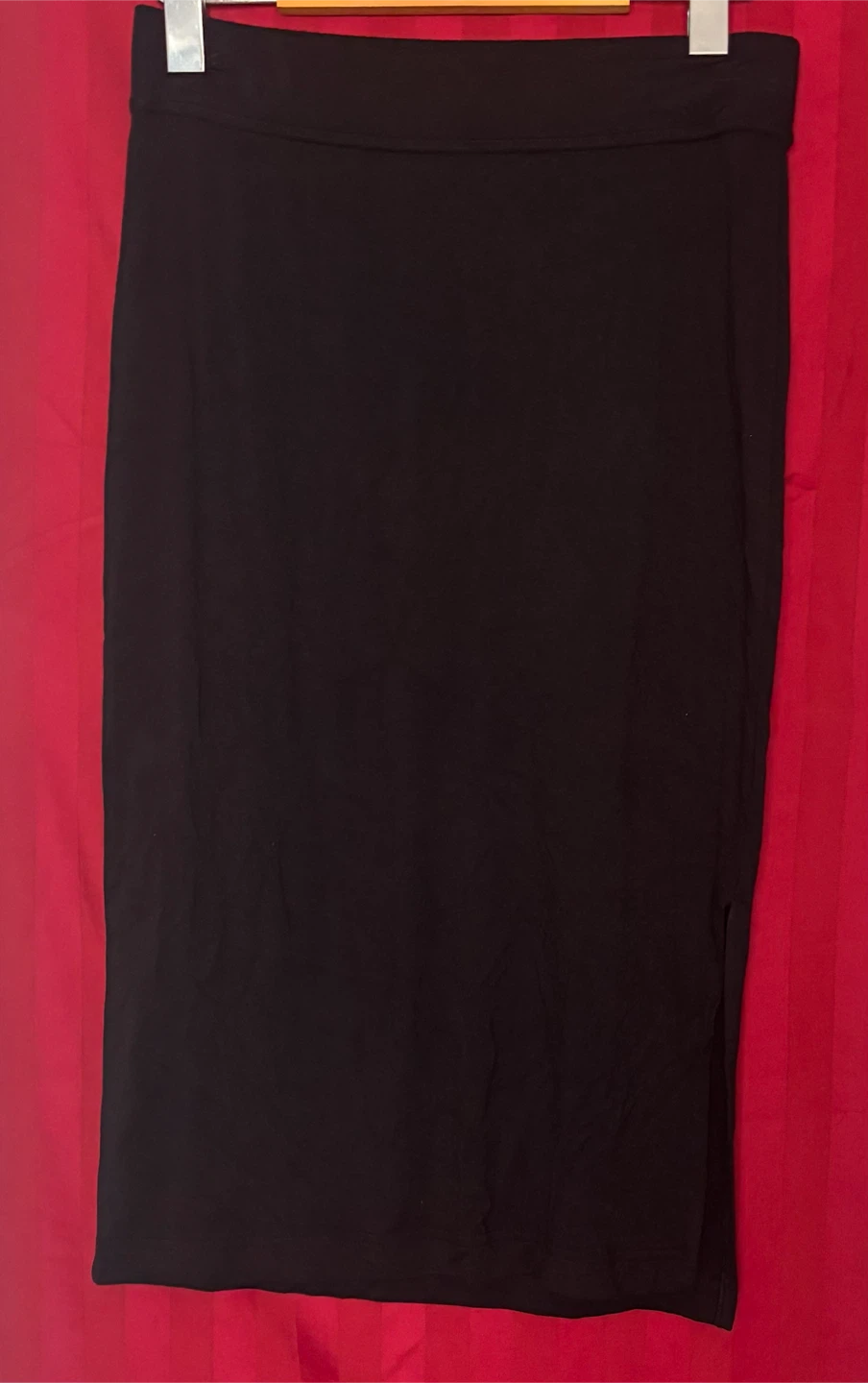 Forever 21 Black Pencil Skirt with Slit