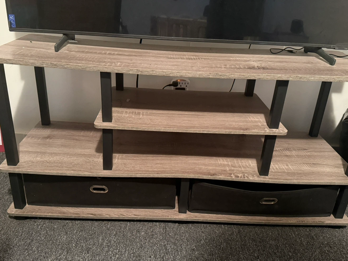 TV Stand Entertainment Center with Storage