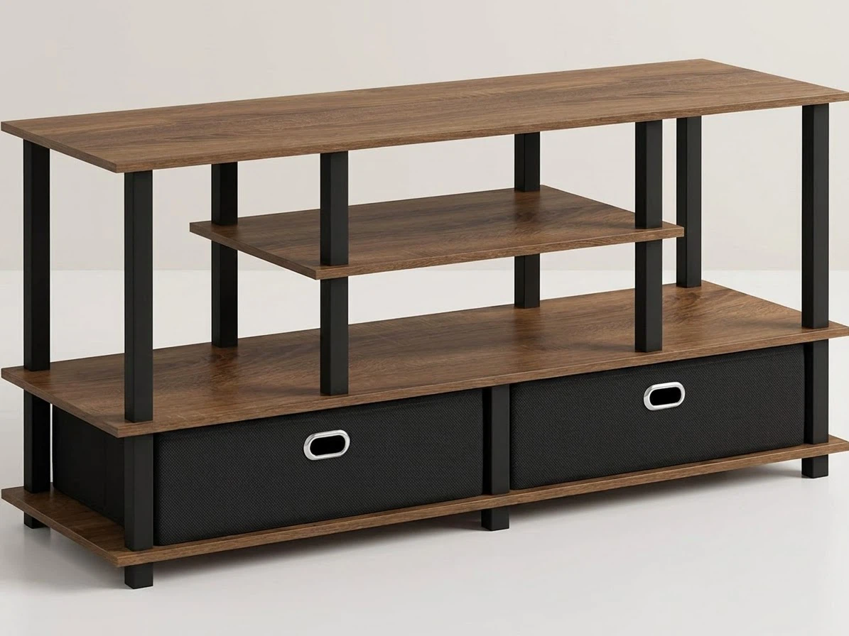 TV Stand Entertainment Center with Storage - photo 4