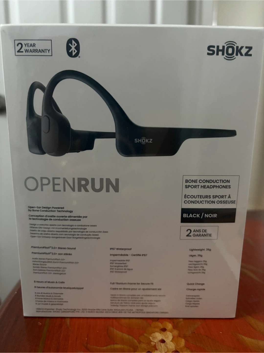 Shokz OpenRun Bone Conduction Sport Headphones