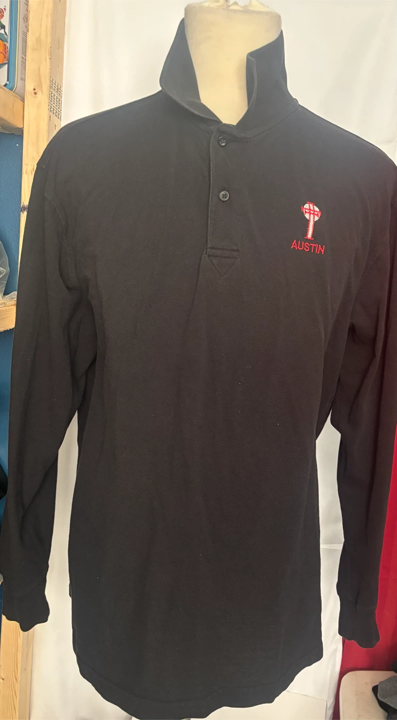 McCarthy Uniforms Austin Long Sleeves Polo’s Black XL