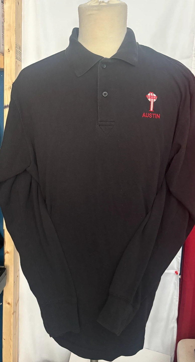 McCarthy Uniforms Austin Long Sleeves Polo’s Black XL - photo 4