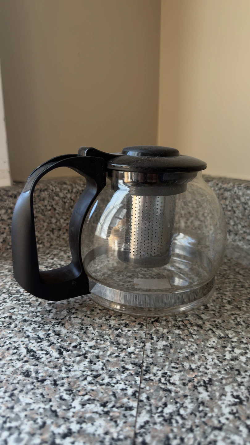 Glass Teapot with Stainless Steel Infuser