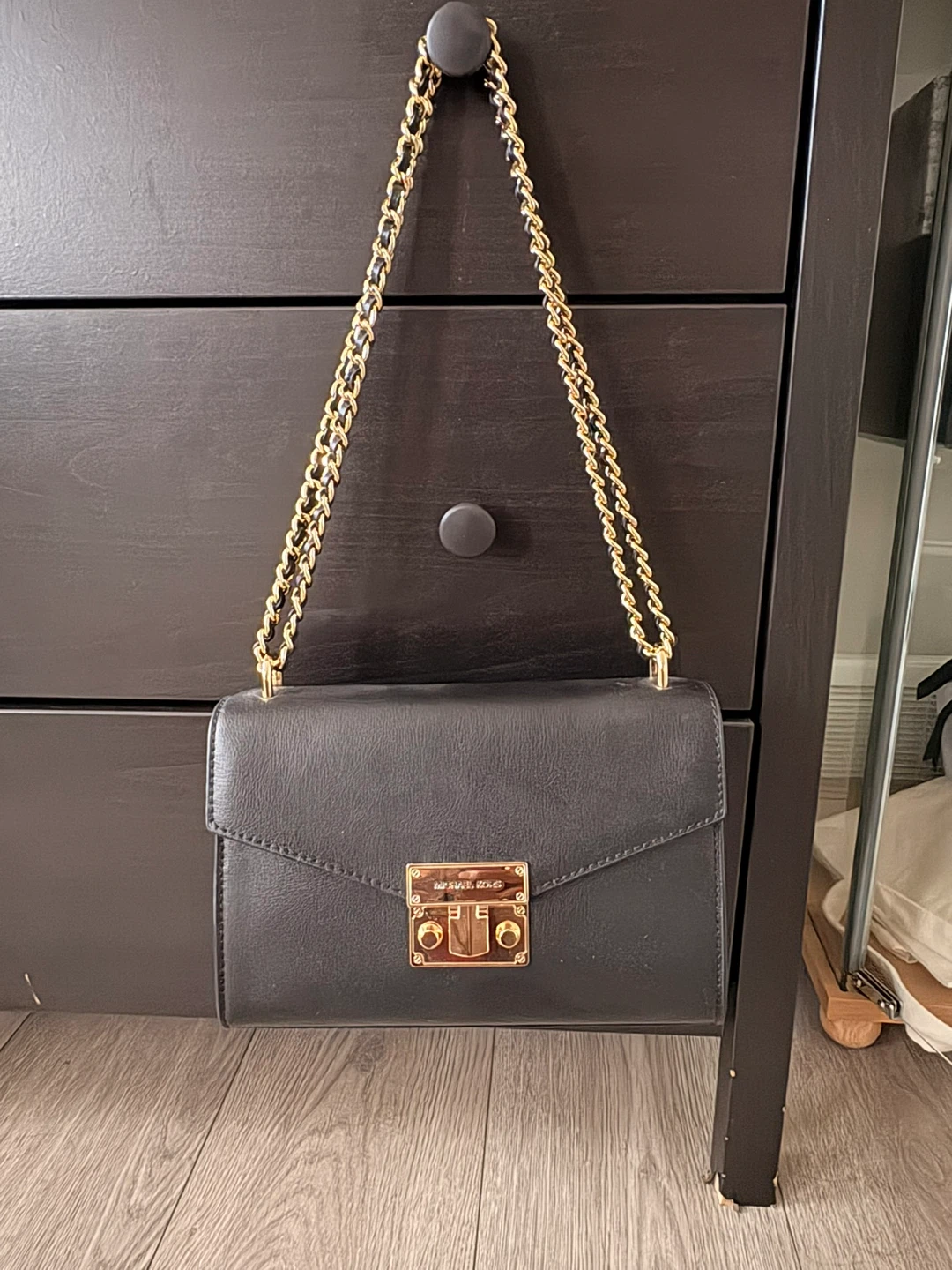 Michael Kors black crossbody bag