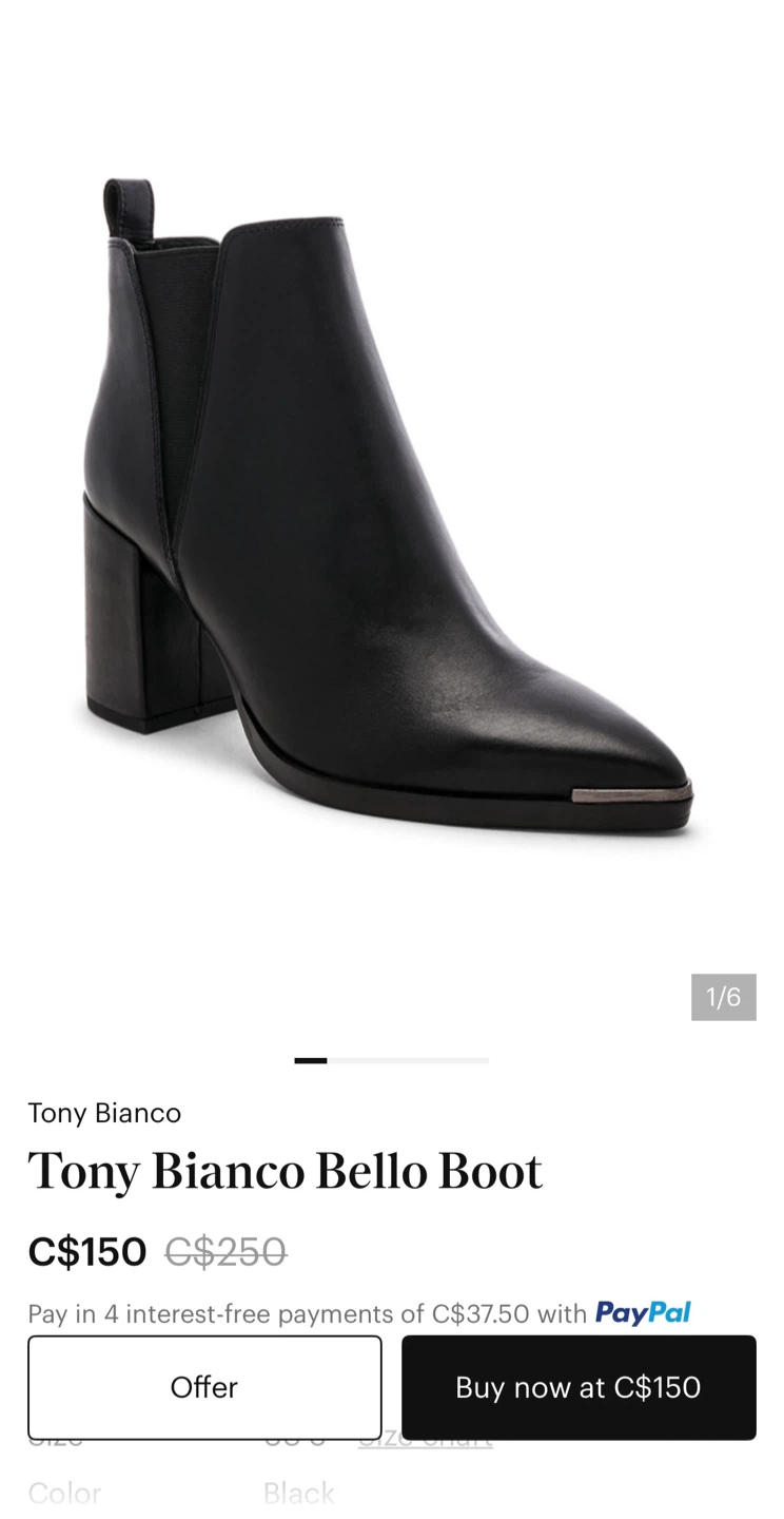 Tony Bianco Bello Ankle Boots - Black - photo 2