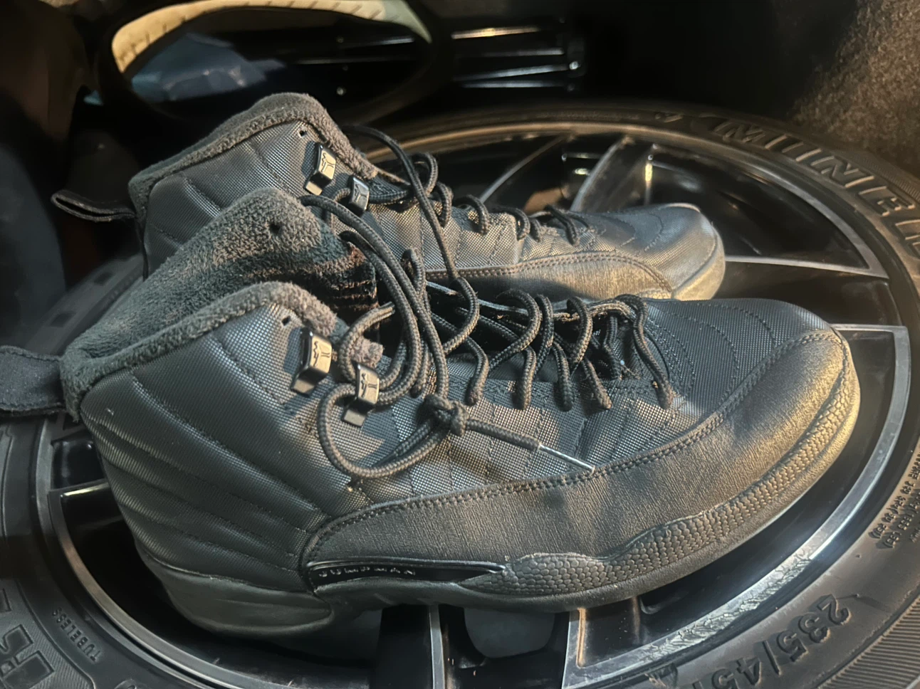 Nike Air Jordan 12 Retro Black Shoes - photo 2