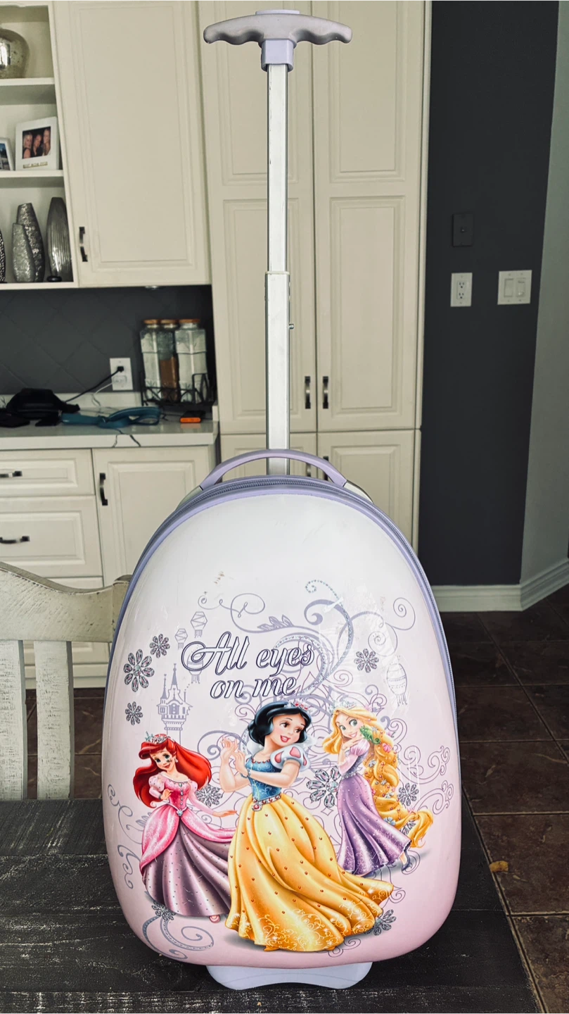 Disney Princess Kids Rolling Suitcase