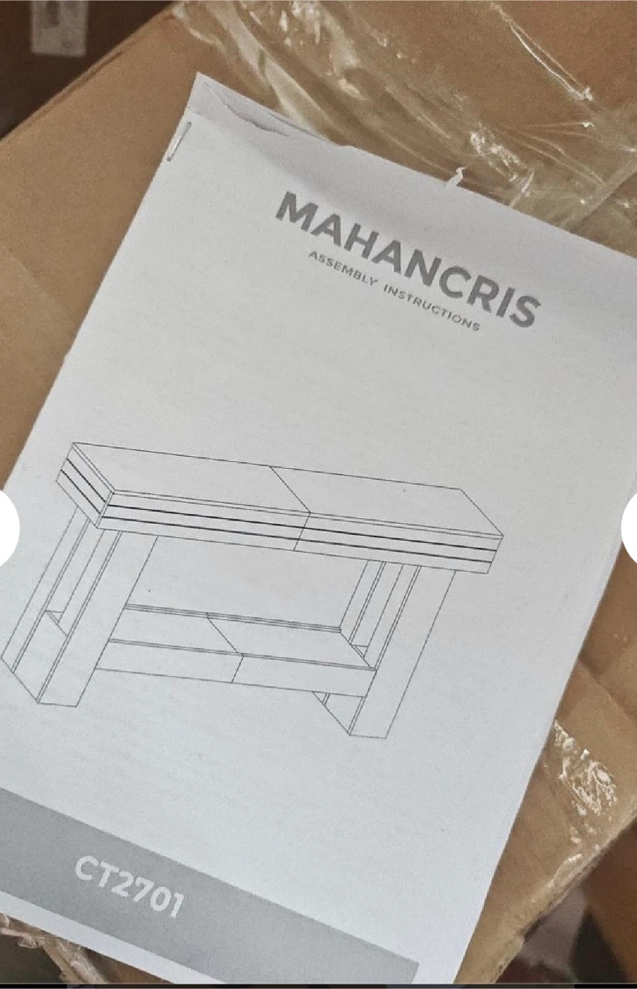 NEW-MAHANCRIS Console Table - photo 4